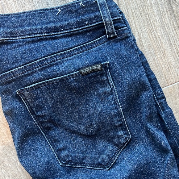 Hudson Krista Super Skinny Distressed dark denim size 29 - Picture 7 of 10